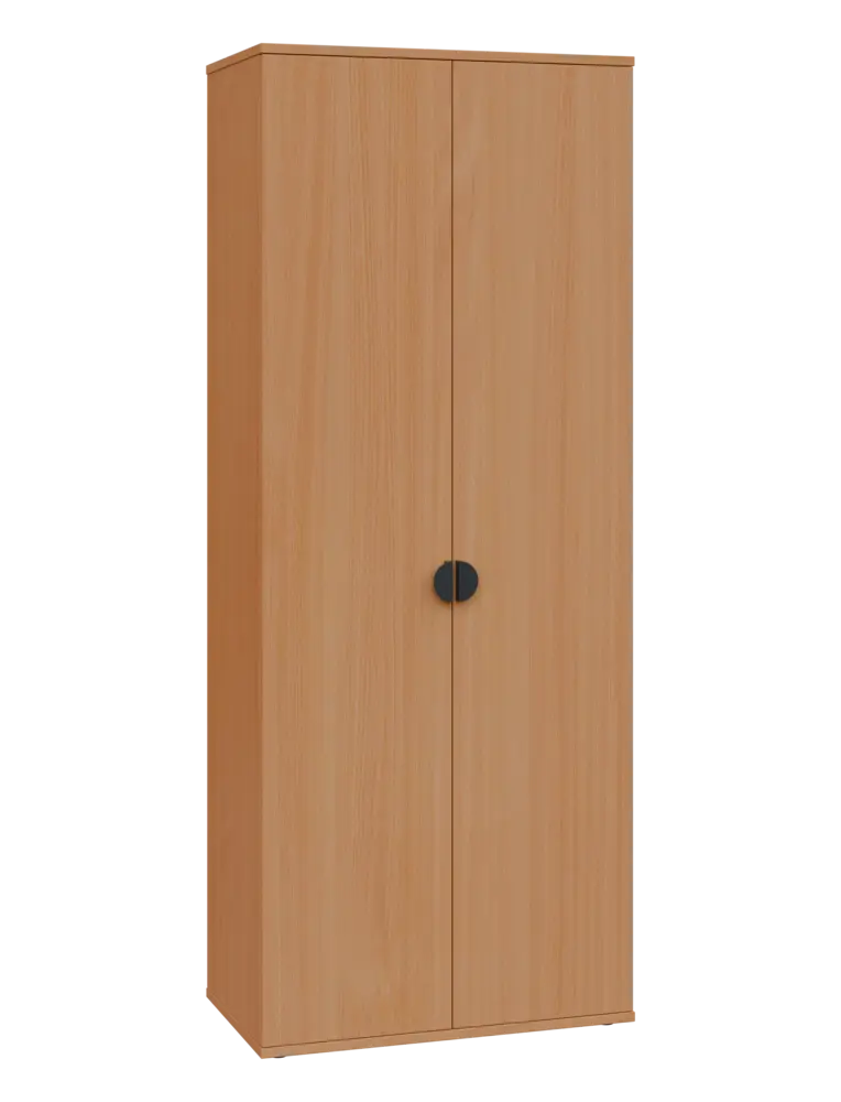 TR 5 - 71 šatní skříň, 2-dveřová, výsuvné ramínko, policová vložka, 1822x720x400, buk royal